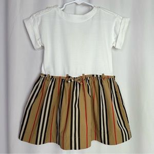 Burberry Icon Stripe Poplin Rhonda Dress - 18 Months baby - UK Retail - EUC
